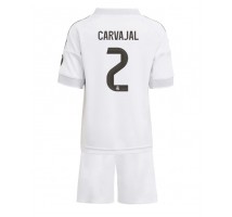 Real Madrid Daniel Carvajal #2 Koszulka Podstawowa dzieci 2025-26 Krótki Rękaw (+ krótkie spodenki)